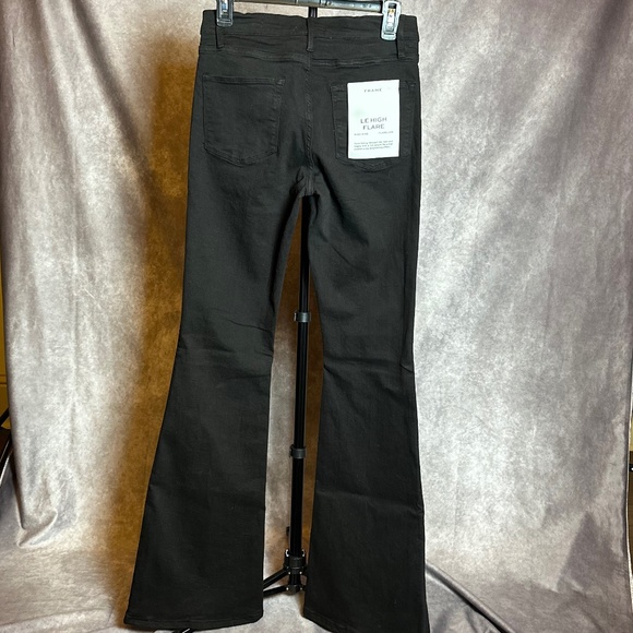 NWT Frame Le High Flare Jean, Black, Size 29 - Picture 2 of 9
